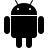 Android in fill style