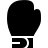 Boxing glove in fill style