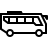 Bus in outline style