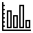 Chart graph in outline style