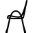 Conference chair in outline style