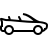 Convertible in outline style