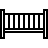 Crib in outline style