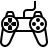 DualShock 4 controller in outline style
