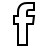 Facebook in outline style