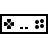 Gamepad in outline style