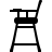 High chair in fill style