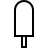 Ice cream in outline style