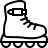 Inline skates in outline style