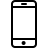 iPhone 6 in outline style