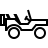 Jeep truck in outline style
