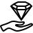 Jewlery insurance in outline style