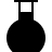 Lab flask in fill style