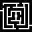 Labyrinth in fill style