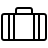 Luggage in outline style