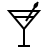 Martini in outline style