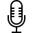 Microphone in outline style
