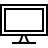 Monitor in outline style