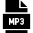 MPEG audio layer-3 in fill style