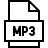 MPEG audio layer-3 in outline style