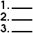 Numbering in fill style