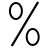 Percentage in outline style