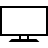 Plasma TV in outline style