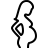 Pregnancy in outline style