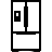 Refrigerator in outline style