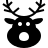 Reindeer in fill style