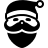 Santa Claus in fill style