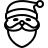 Santa Claus in outline style