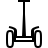 Segway in outline style