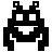 Space invader in fill style
