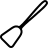 Spatula in outline style