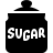 Sugar jar in fill style