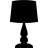 Table lamp in fill style