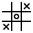 Tic Tac Toe in outline style