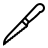 Utility knife in outline style